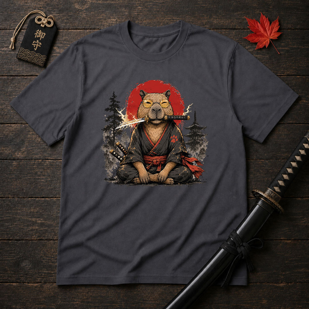 Samurai Capybara T-Shirt