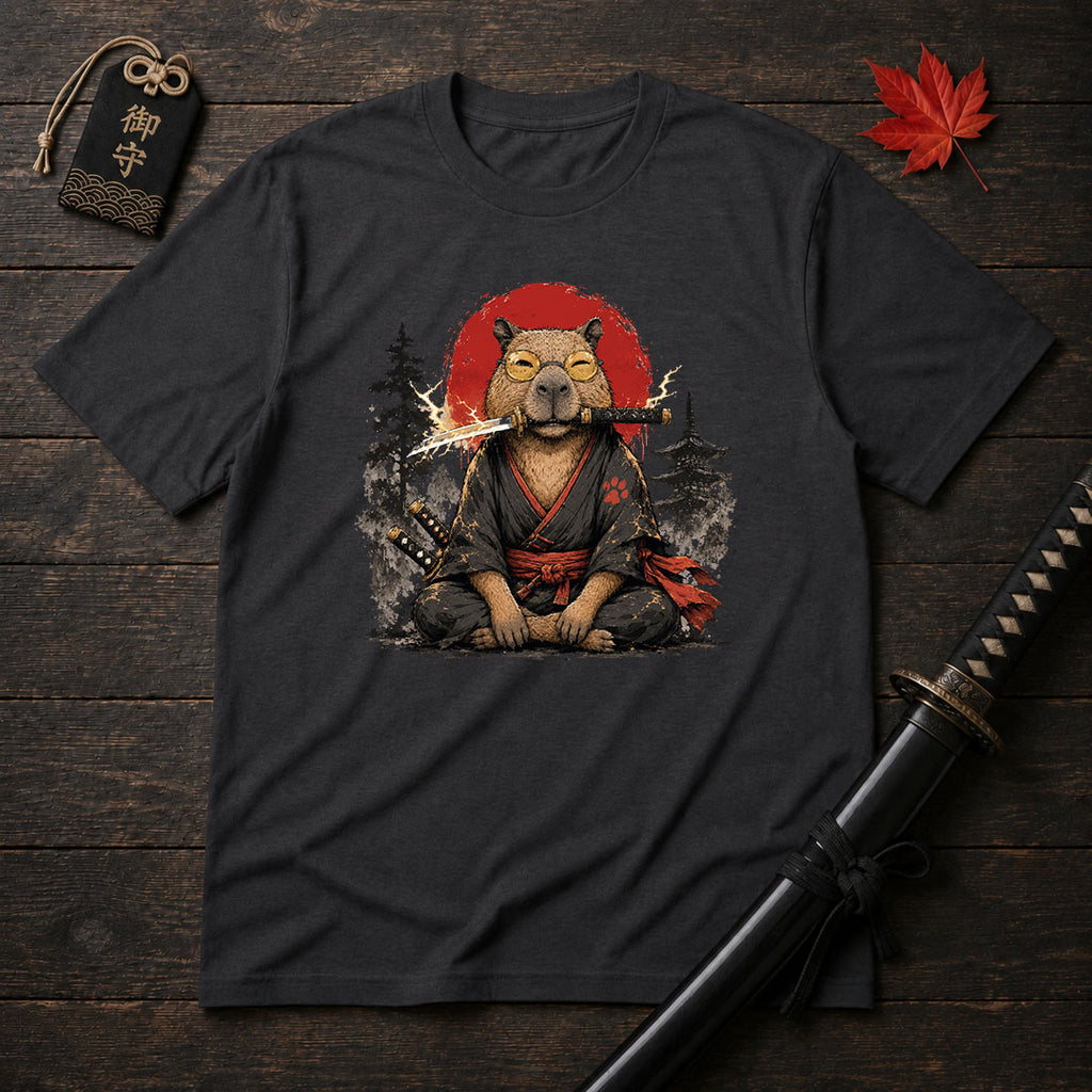 Samurai Capybara T-Shirt