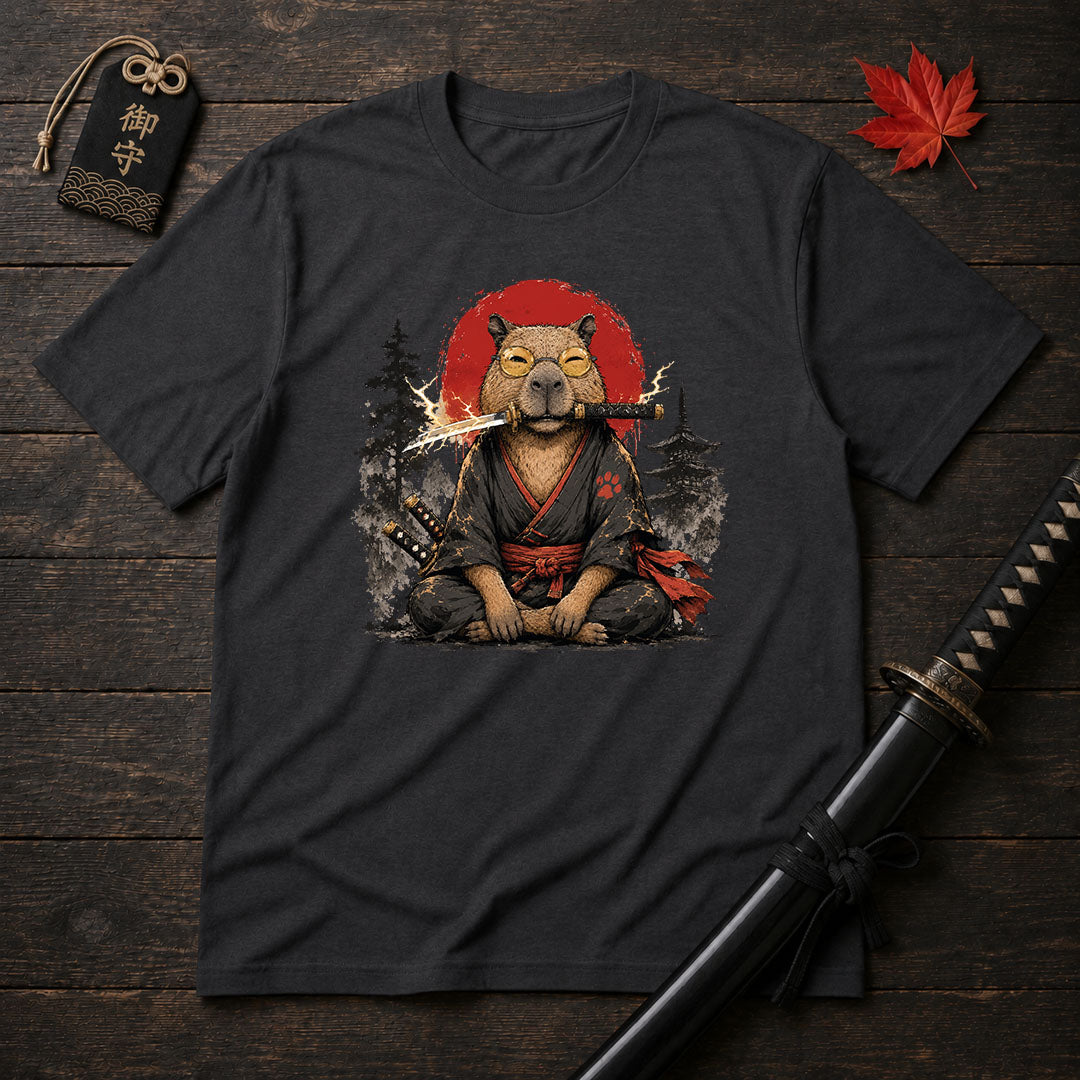 Samurai Capybara T-Shirt
