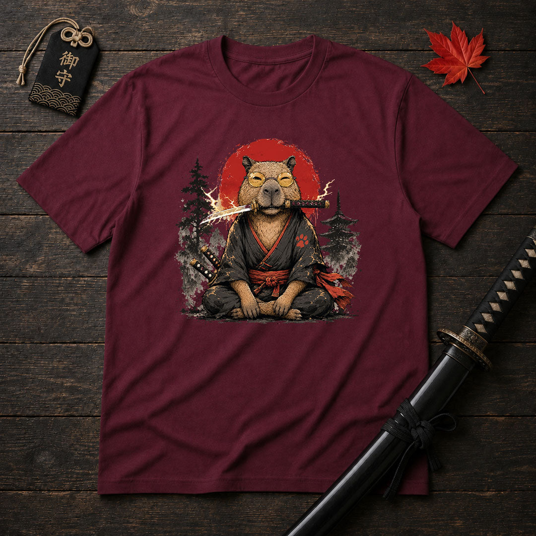 Samurai Capybara T-Shirt
