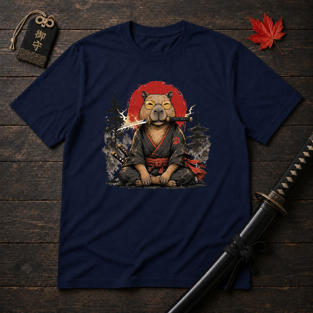 Samurai Capybara T-Shirt