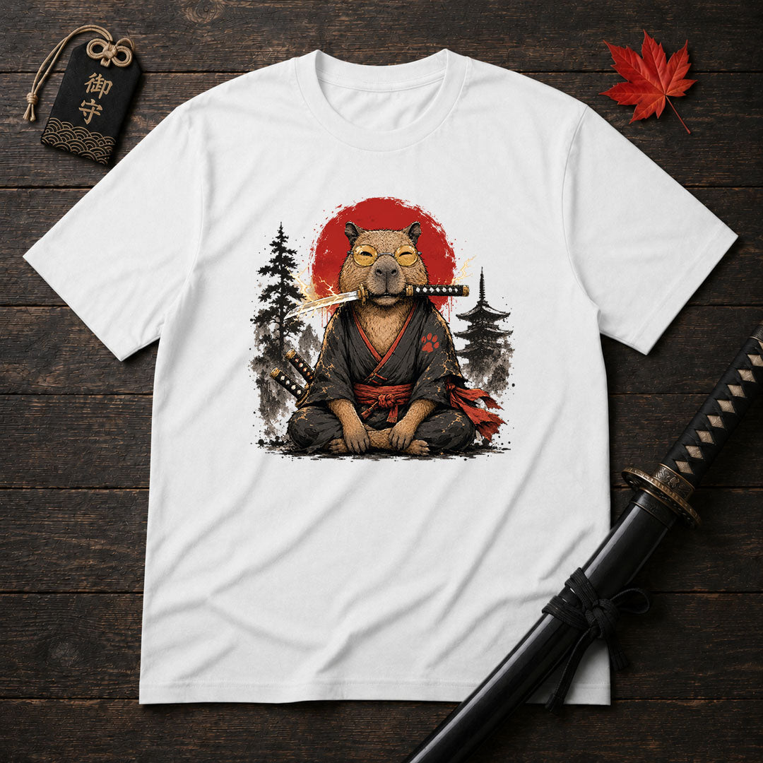 Samurai Capybara T-Shirt
