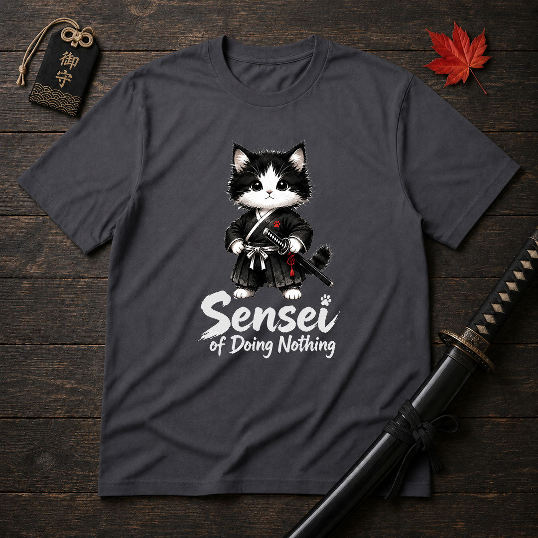 Samurai Cat Sensei T-Shirt