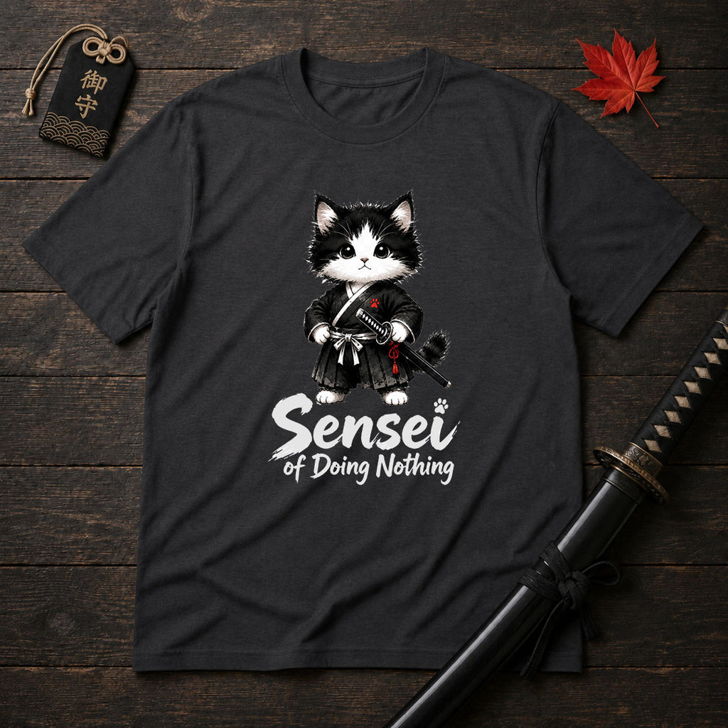 Samurai Cat Sensei T-Shirt