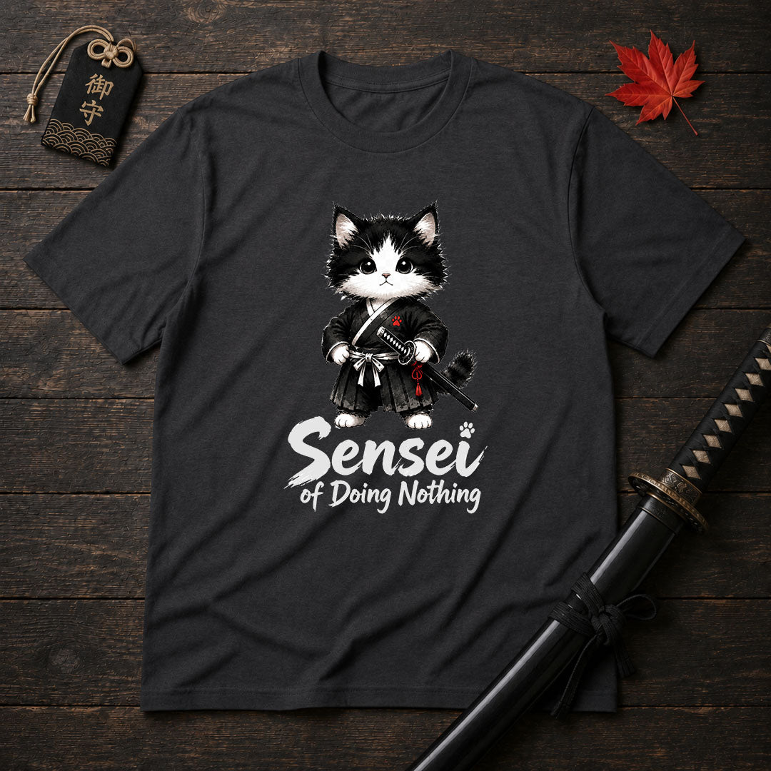 Samurai Cat Sensei T-Shirt