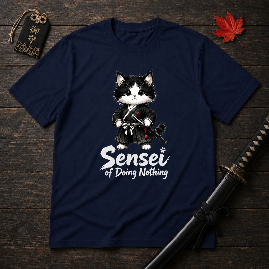 Samurai Cat Sensei T-Shirt