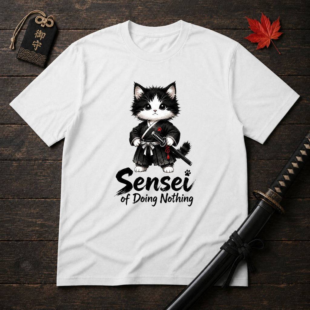 Samurai Cat Sensei T-Shirt