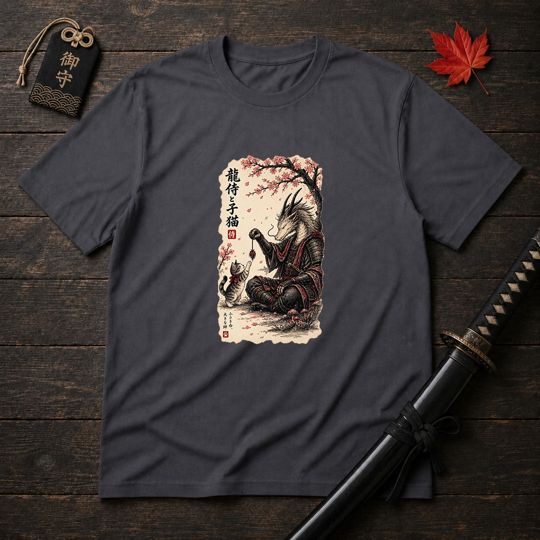 Samurai Dragon Playtime T-Shirt