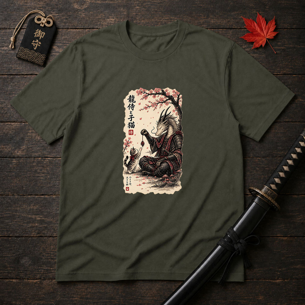 Samurai Dragon Playtime T-Shirt
