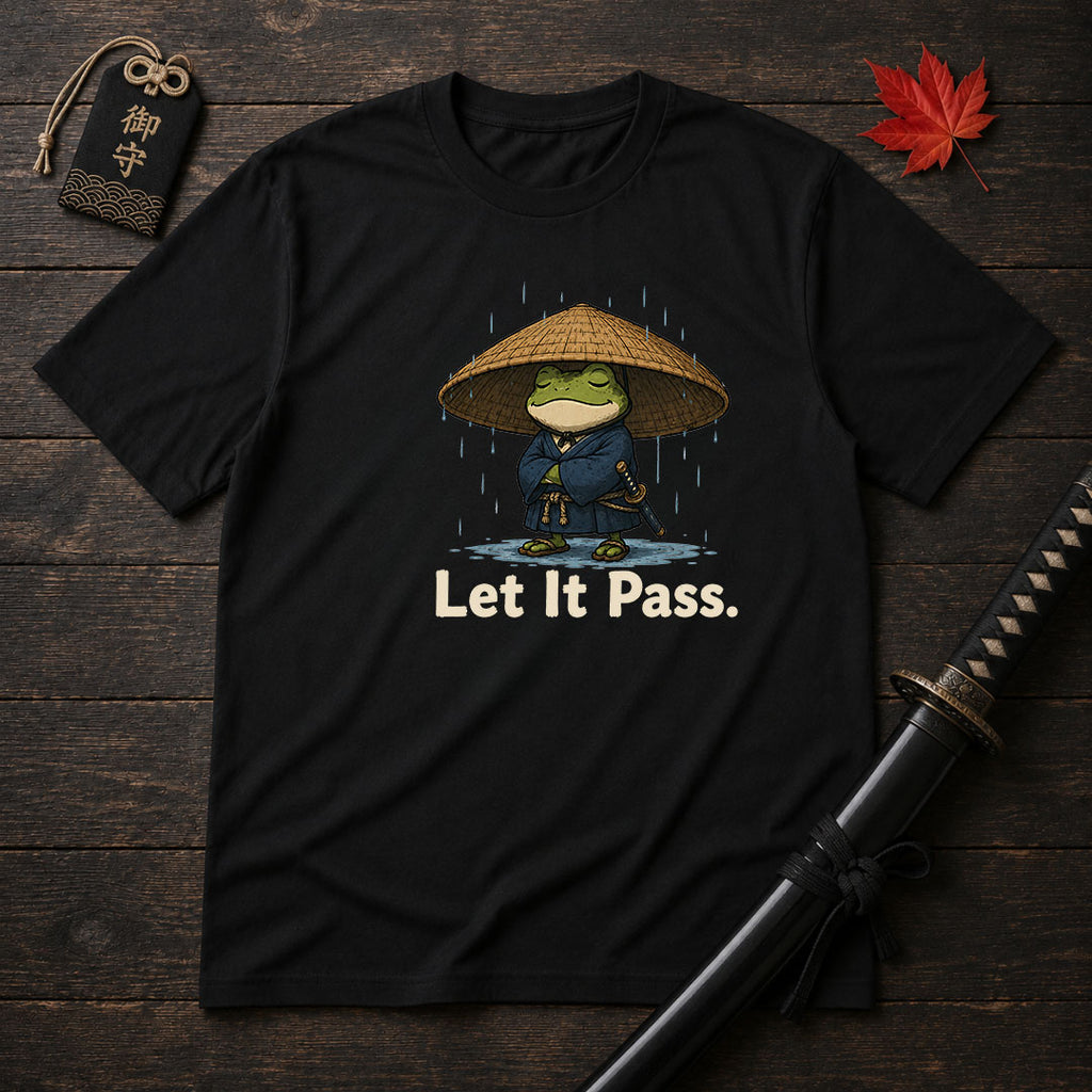 Samurai Frog Let It Pass T-Shirt