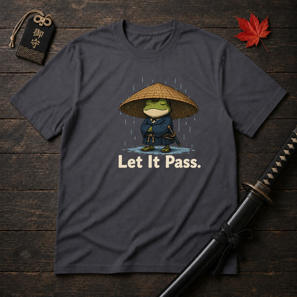 Samurai Frog Let It Pass T-Shirt