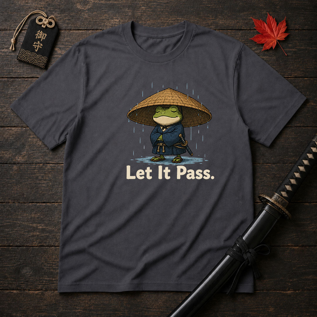 Samurai Frog Let It Pass T-Shirt