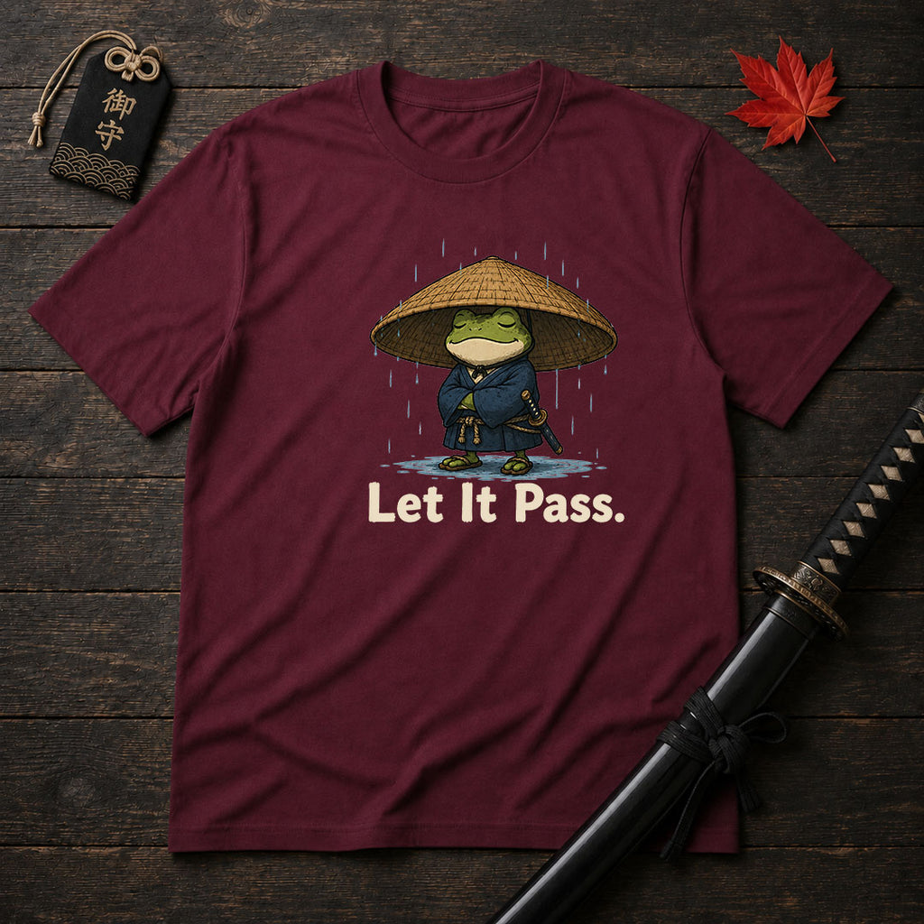 Samurai Frog Let It Pass T-Shirt