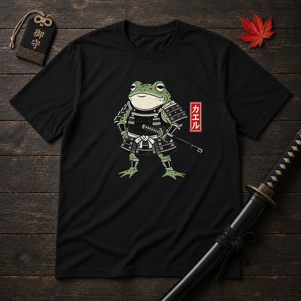 Samurai Frog Warrior T-Shirt