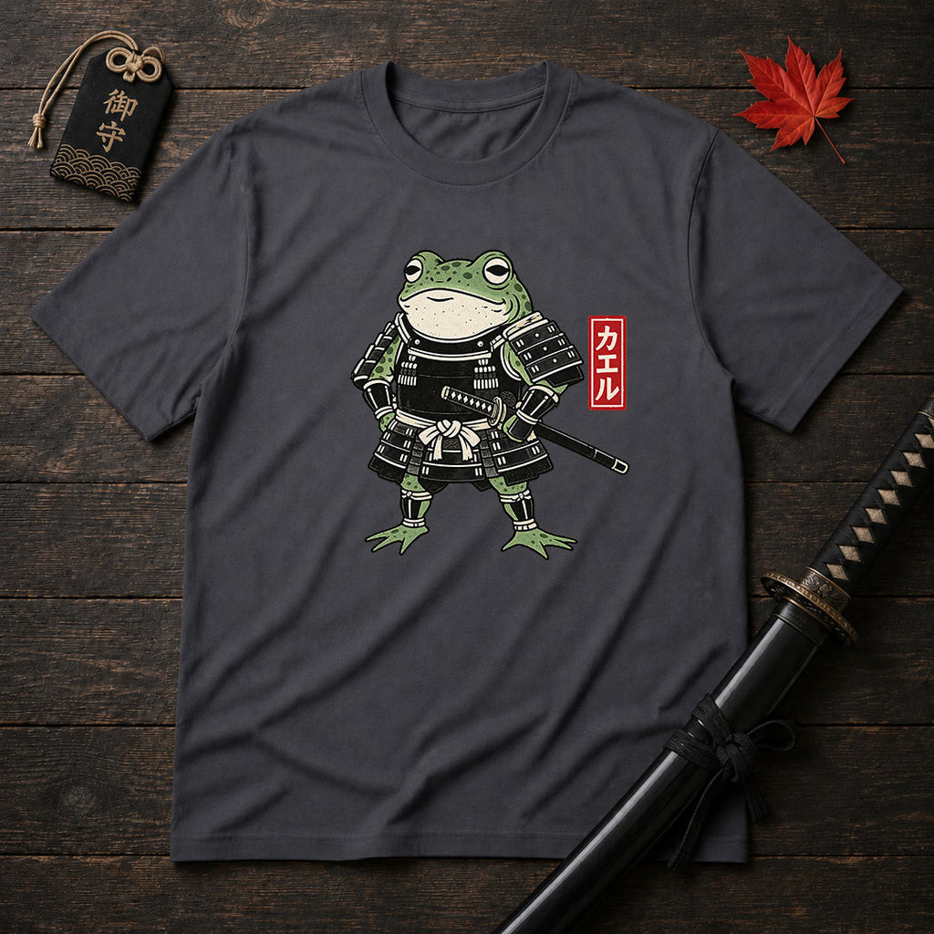 Samurai Frog Warrior T-Shirt