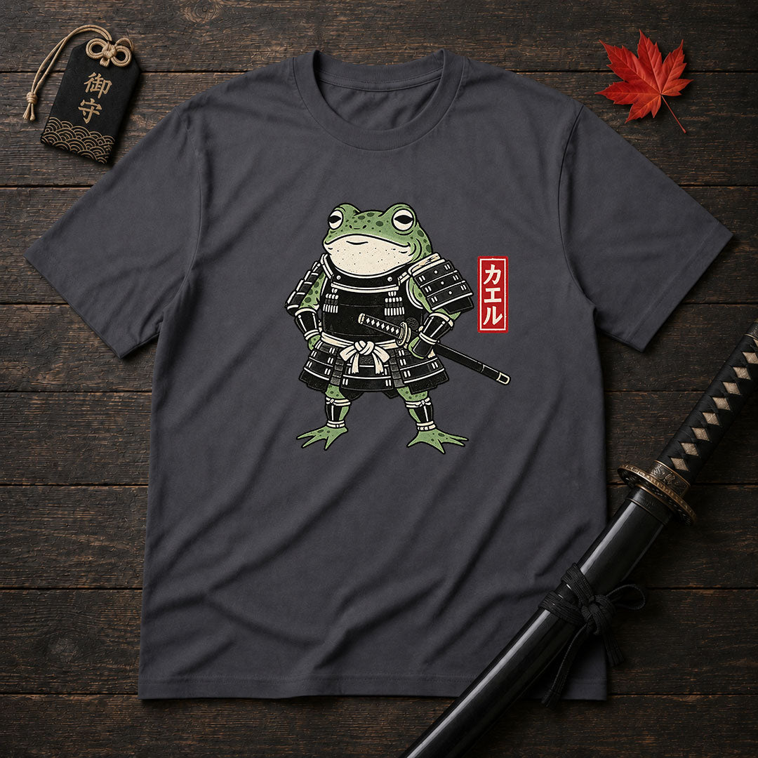 Samurai Frog Warrior T-Shirt