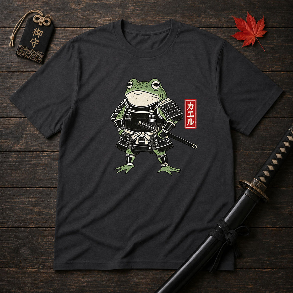 Samurai Frog Warrior T-Shirt