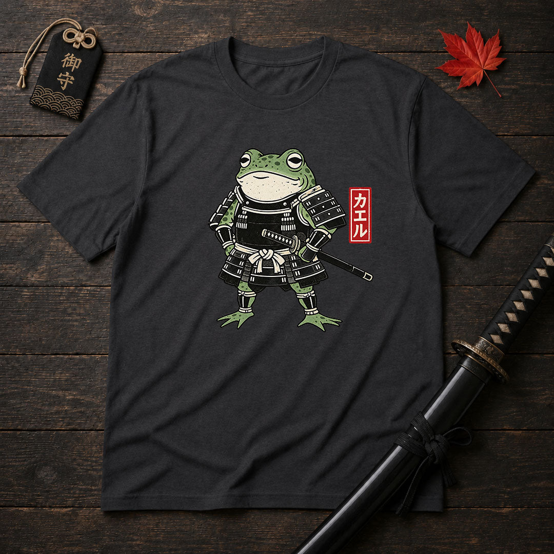 Samurai Frog Warrior T-Shirt