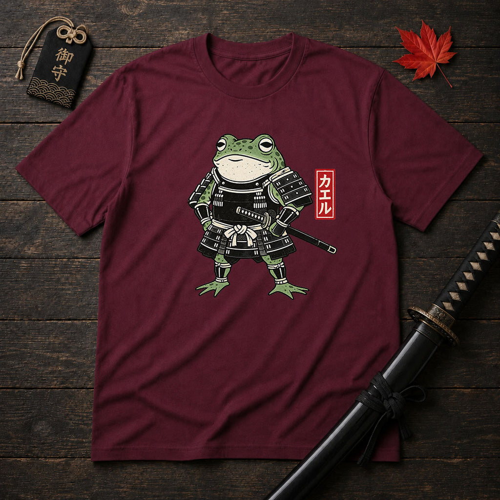 Samurai Frog Warrior T-Shirt