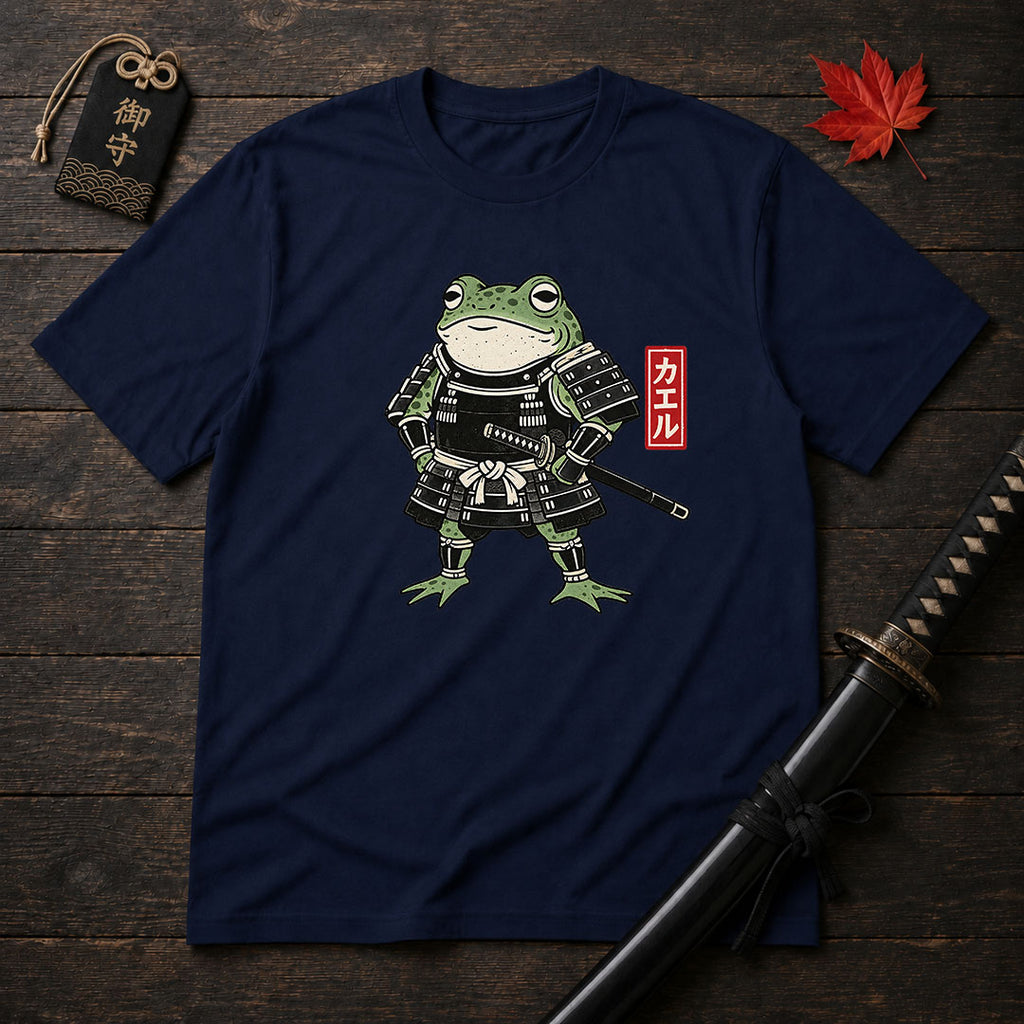 Samurai Frog Warrior T-Shirt