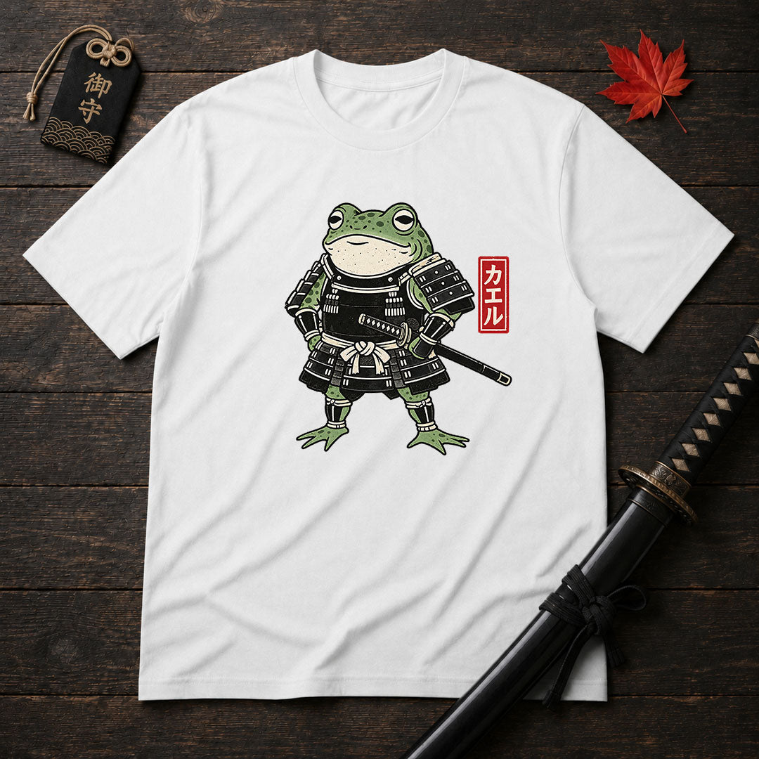 Samurai Frog Warrior T-Shirt
