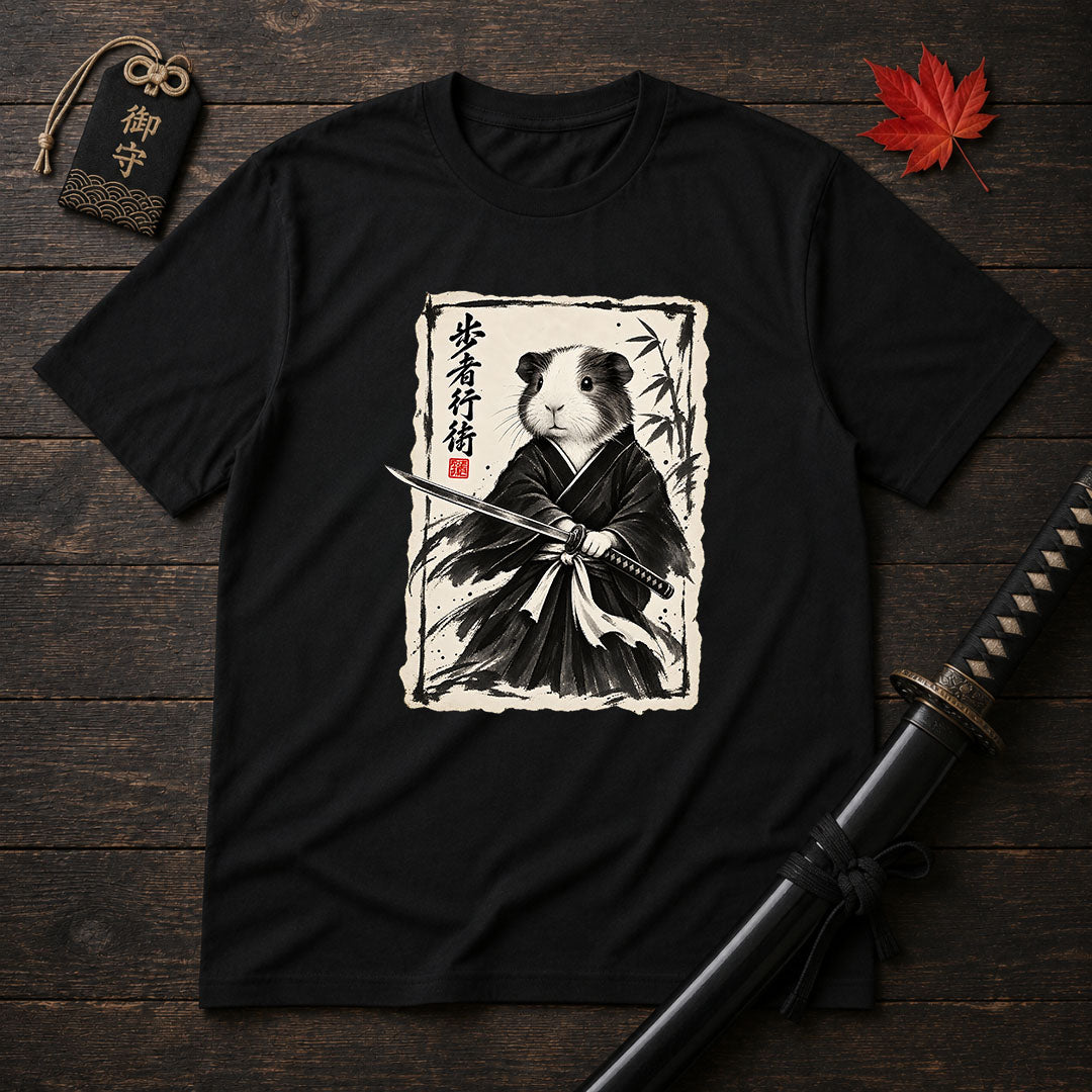 Samurai Guinea Pig T-Shirt