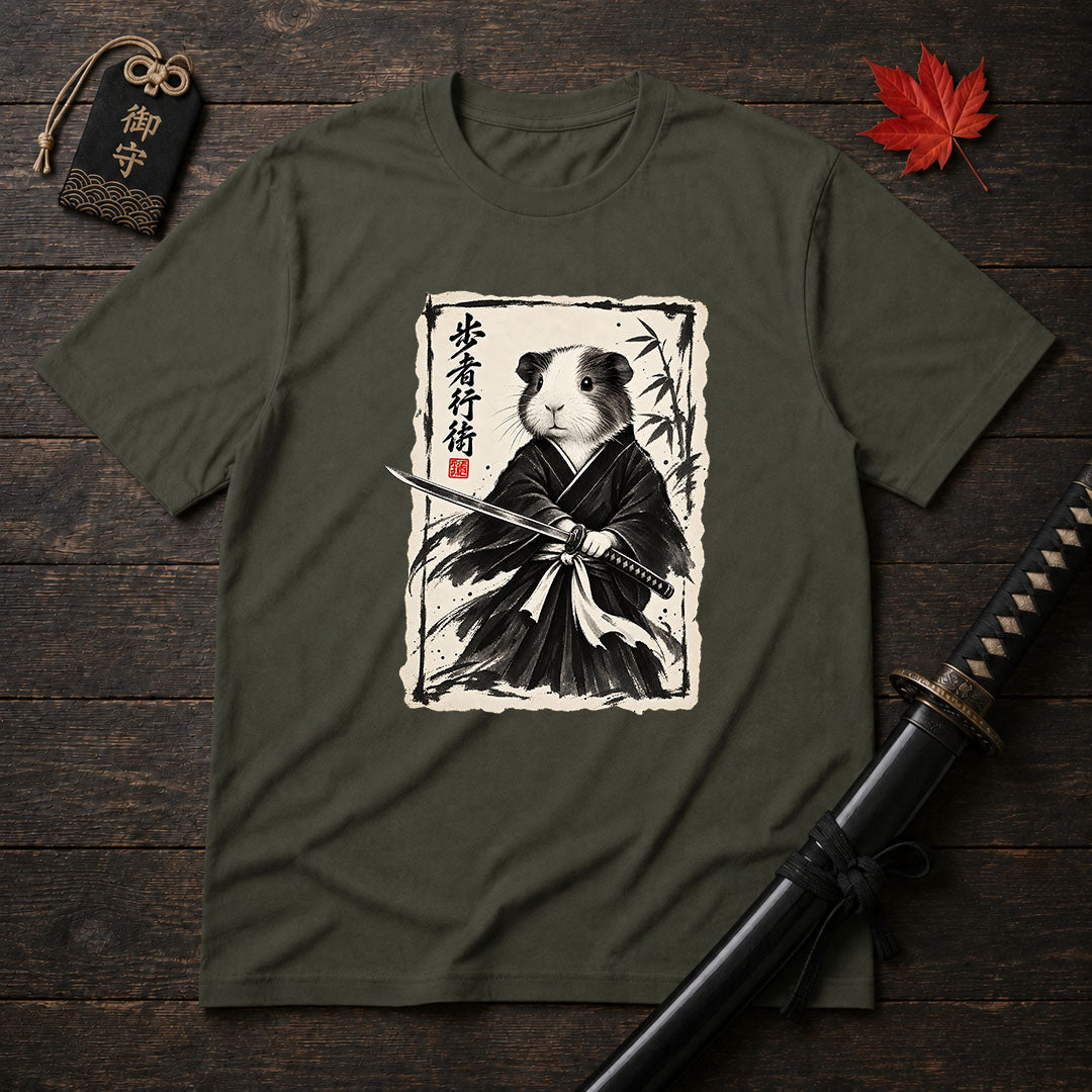 Samurai Guinea Pig T-Shirt