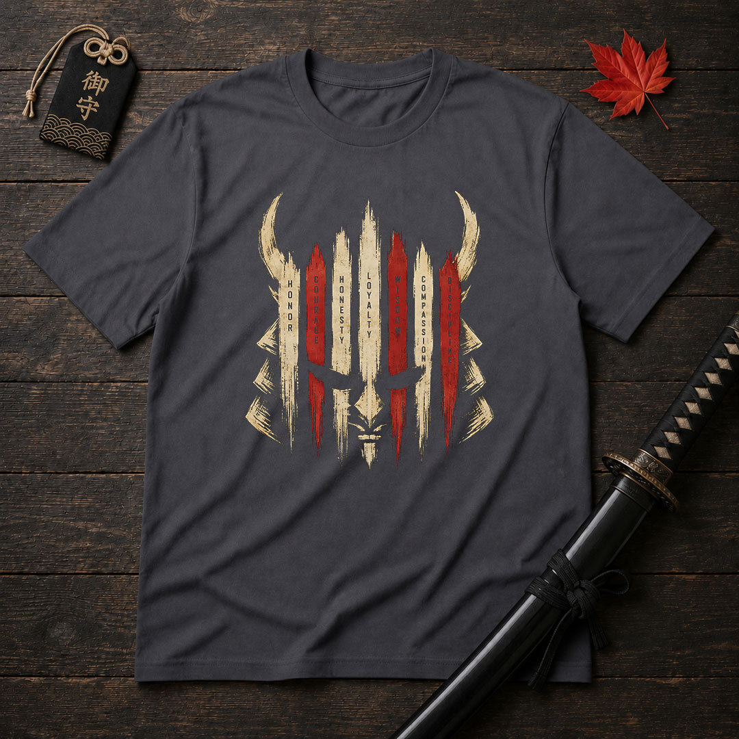 Samurai Helmet Values T-Shirt