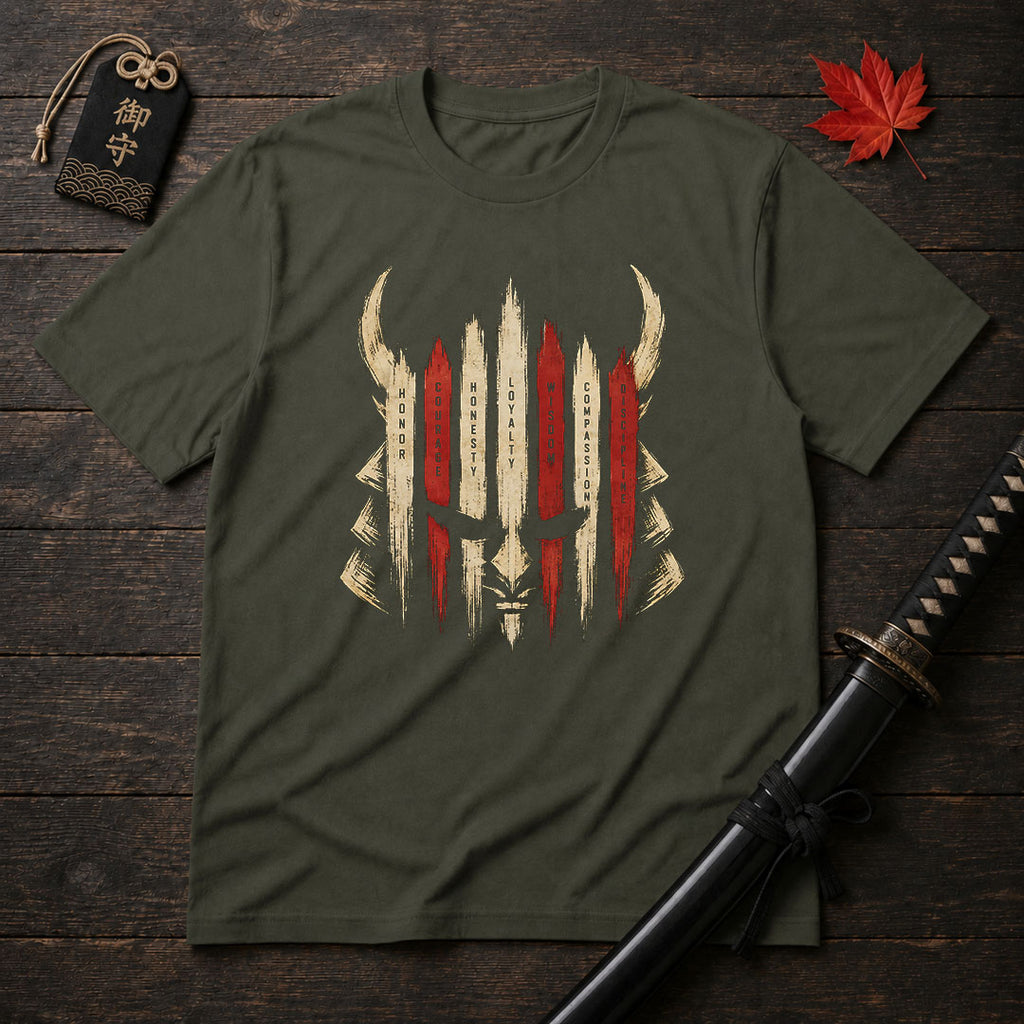 Samurai Helmet Values T-Shirt