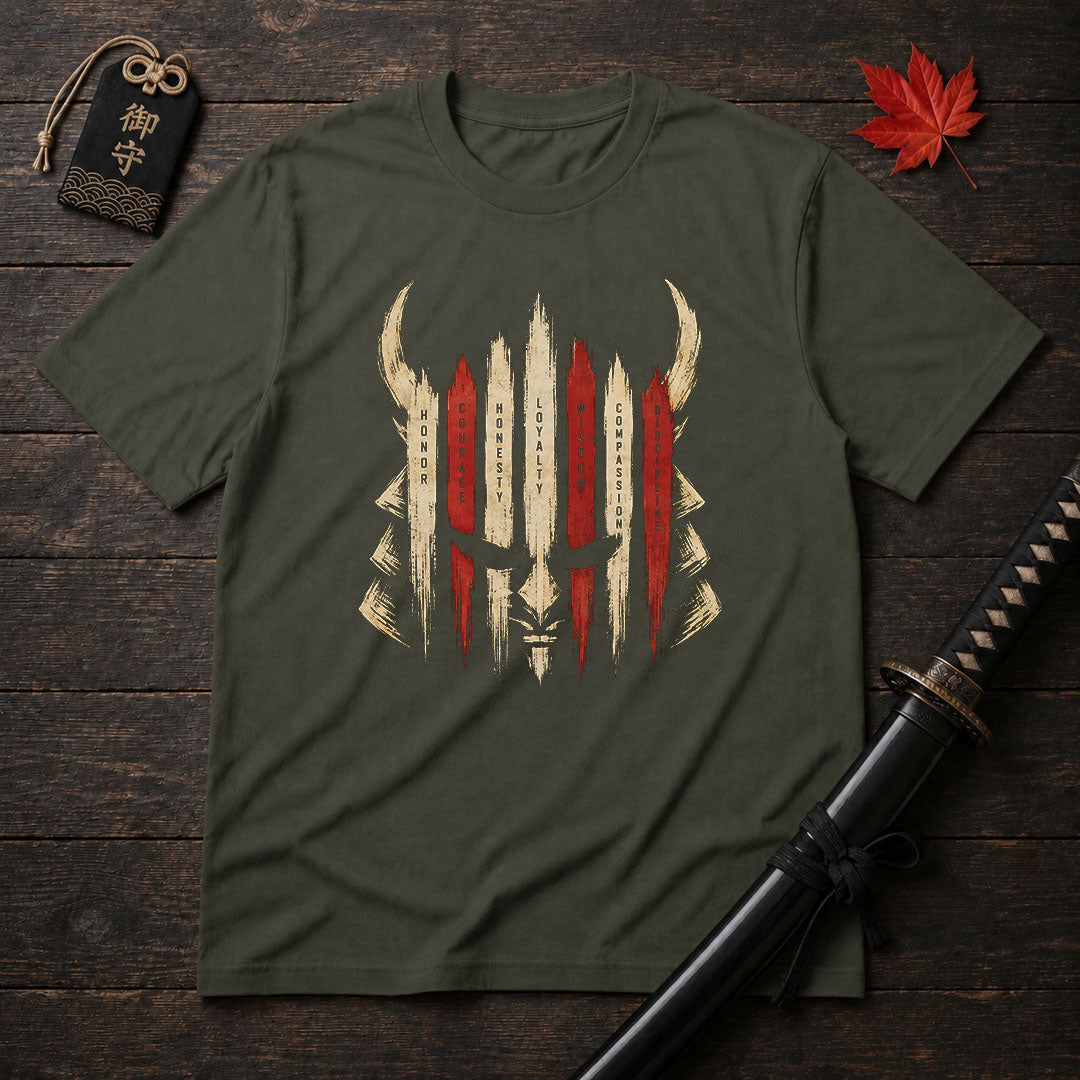 Samurai Helmet Values T-Shirt
