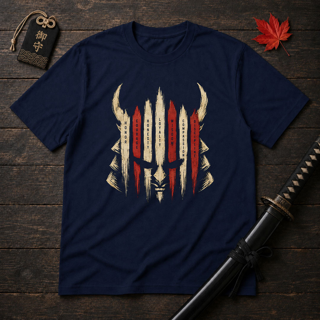 Samurai Helmet Values T-Shirt