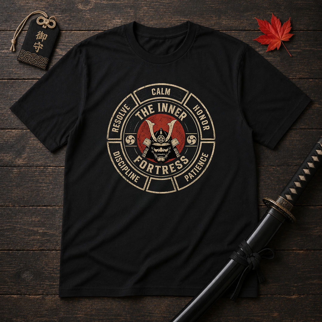Samurai Mask Emblem T-Shirt