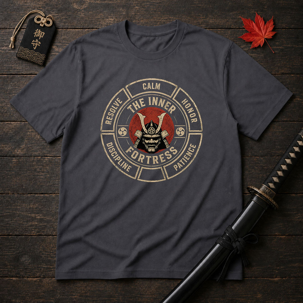 Samurai Mask Emblem T-Shirt