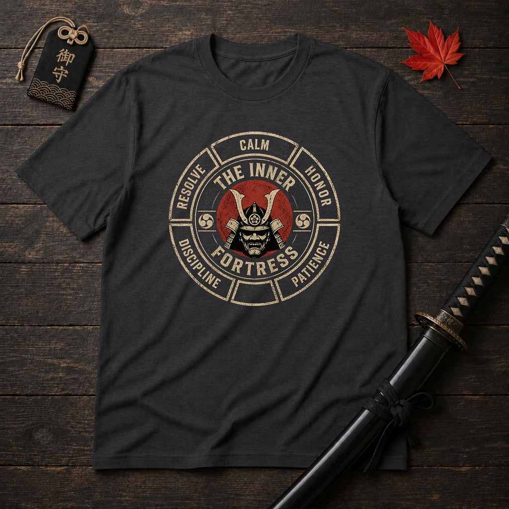 Samurai Mask Emblem T-Shirt