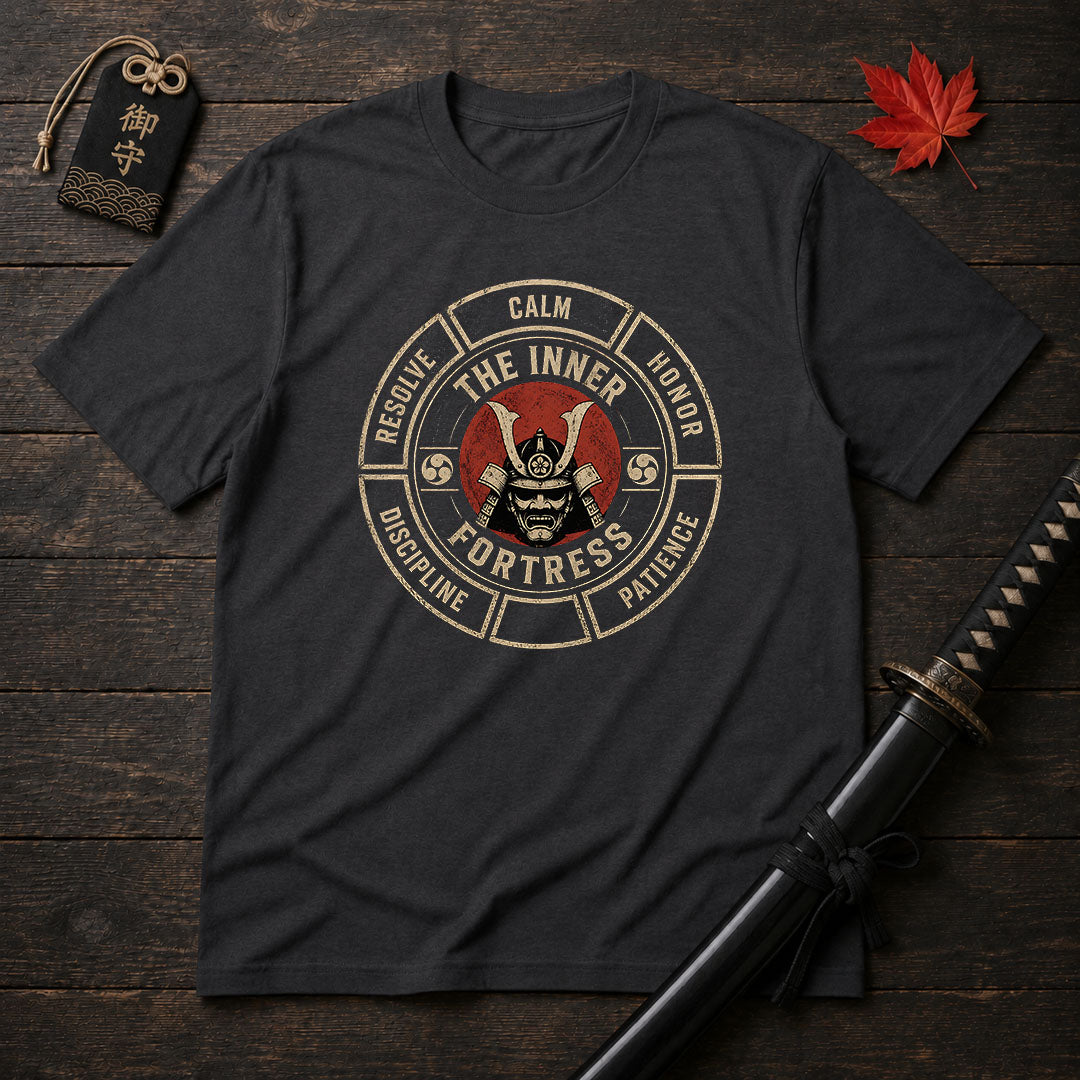 Samurai Mask Emblem T-Shirt