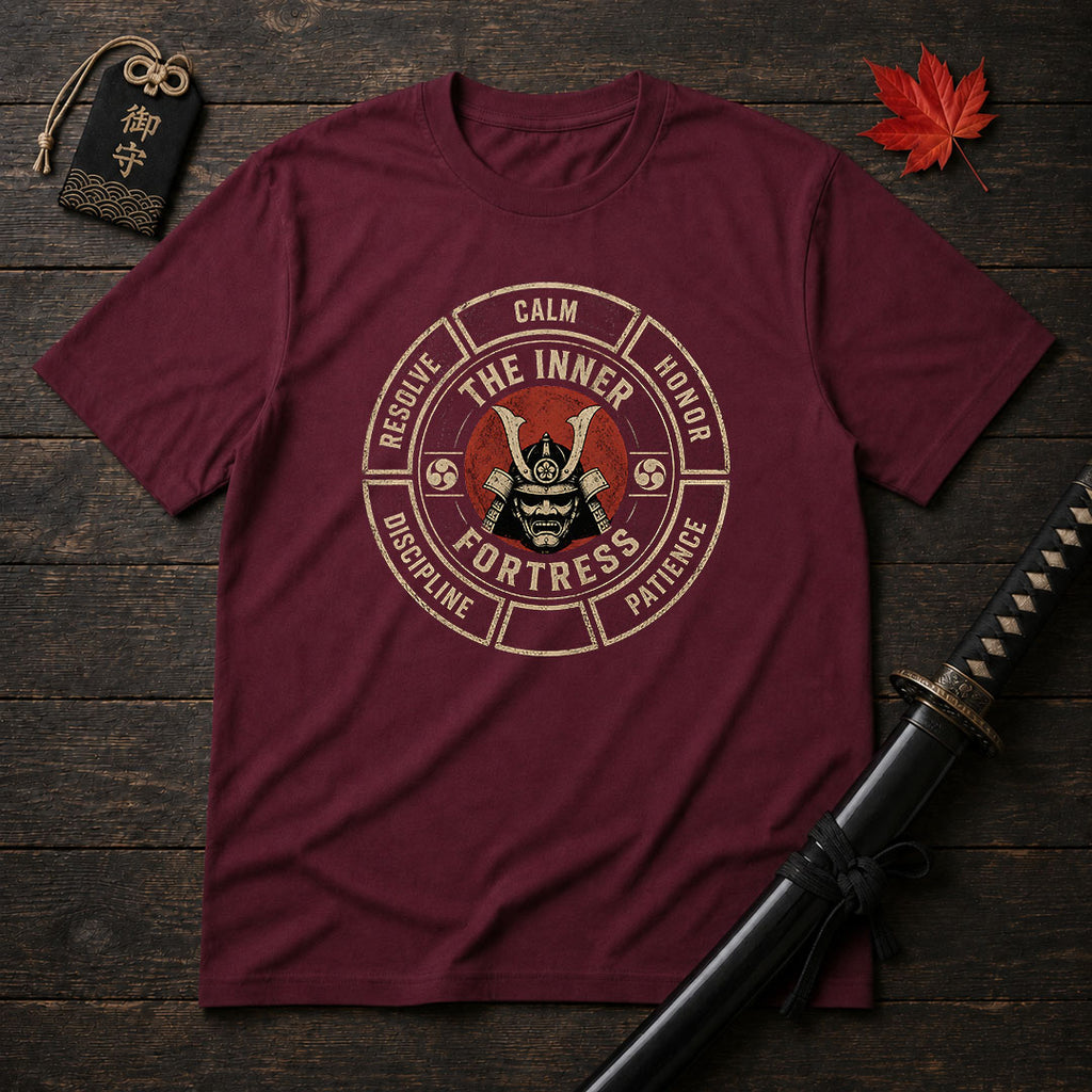 Samurai Mask Emblem T-Shirt