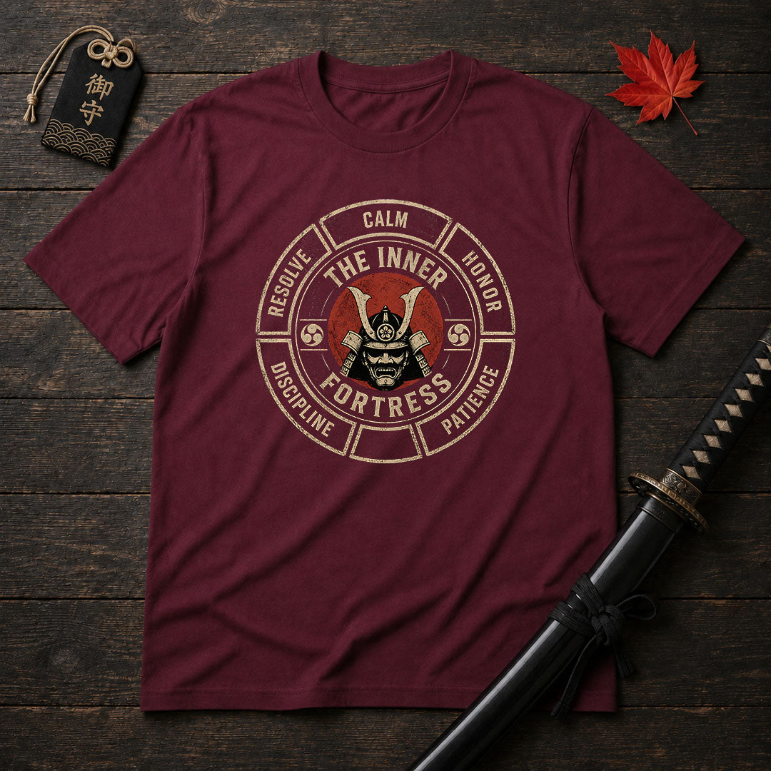 Samurai Mask Emblem T-Shirt