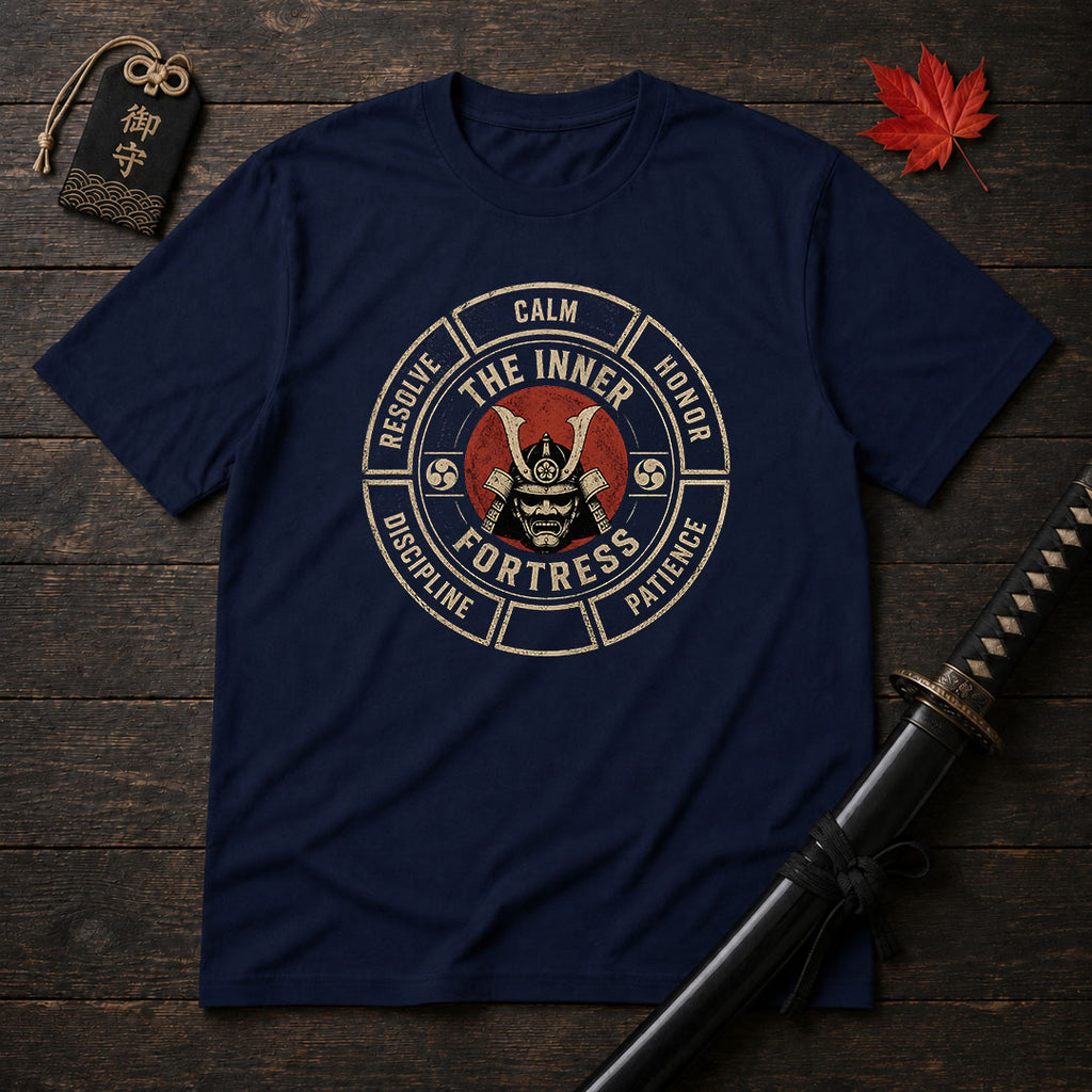 Samurai Mask Emblem T-Shirt