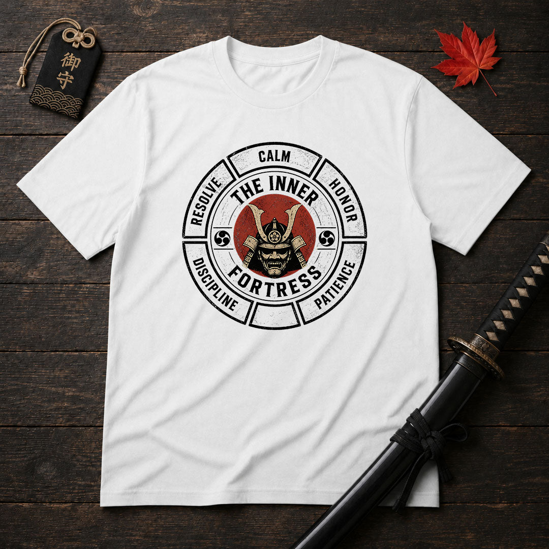 Samurai Mask Emblem T-Shirt