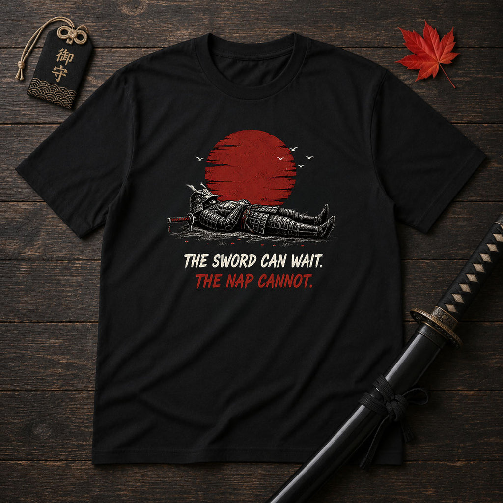 Samurai Nap With Sun T-Shirt