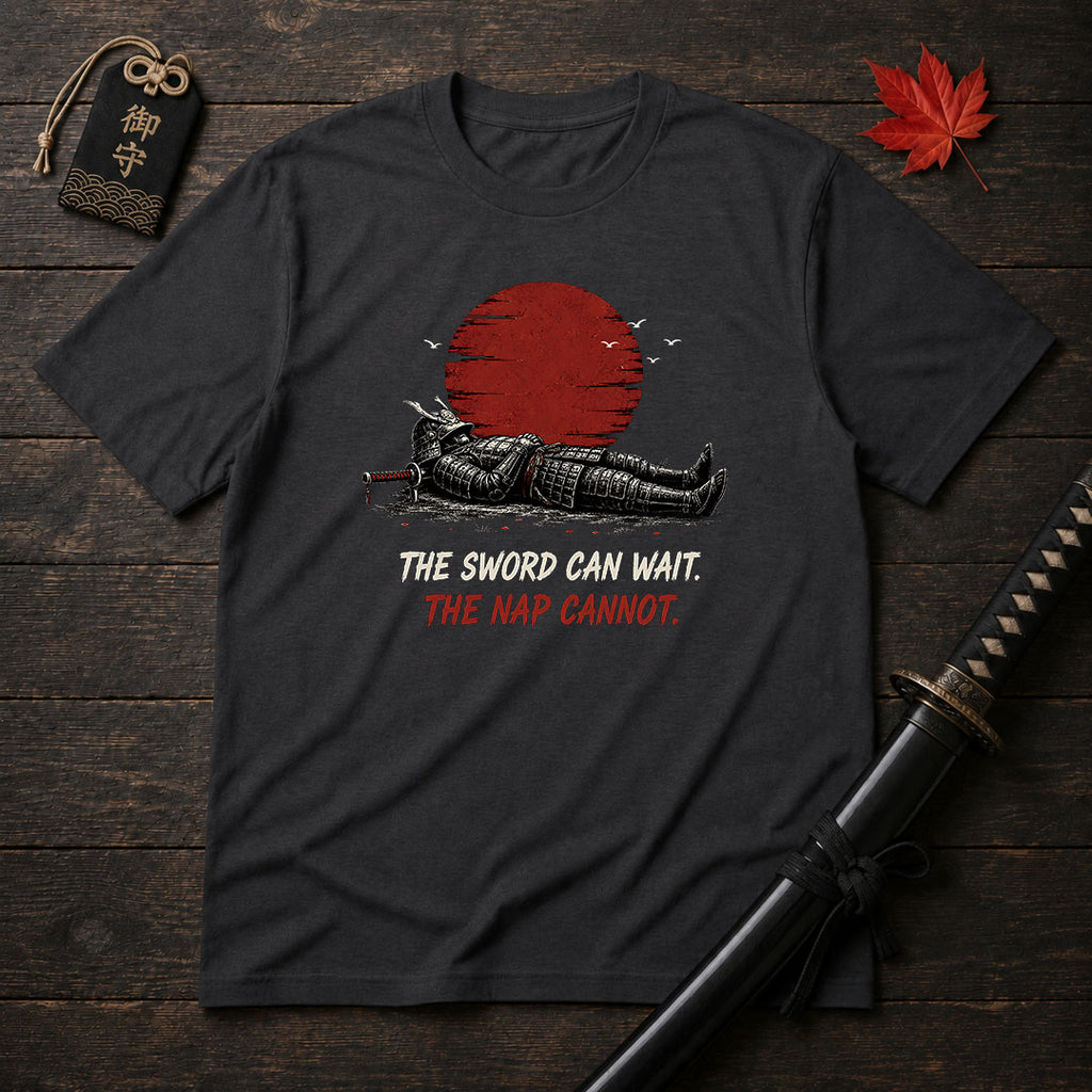 Samurai Nap With Sun T-Shirt