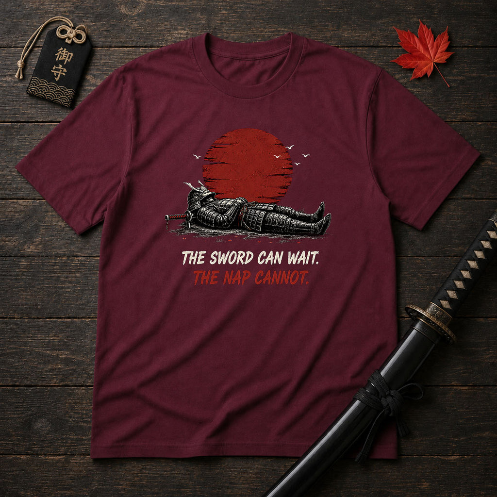 Samurai Nap With Sun T-Shirt