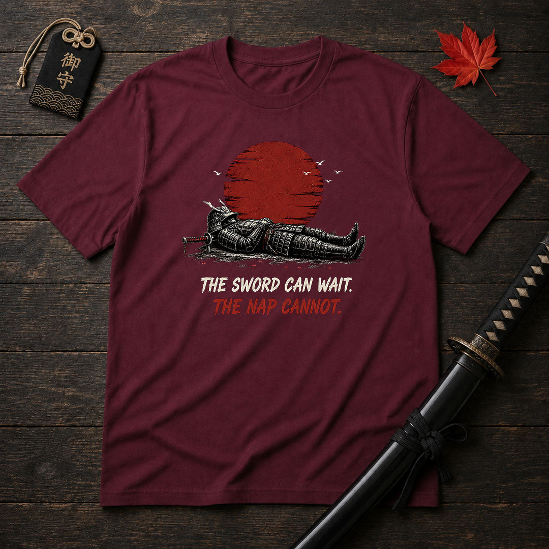 Samurai Nap With Sun T-Shirt