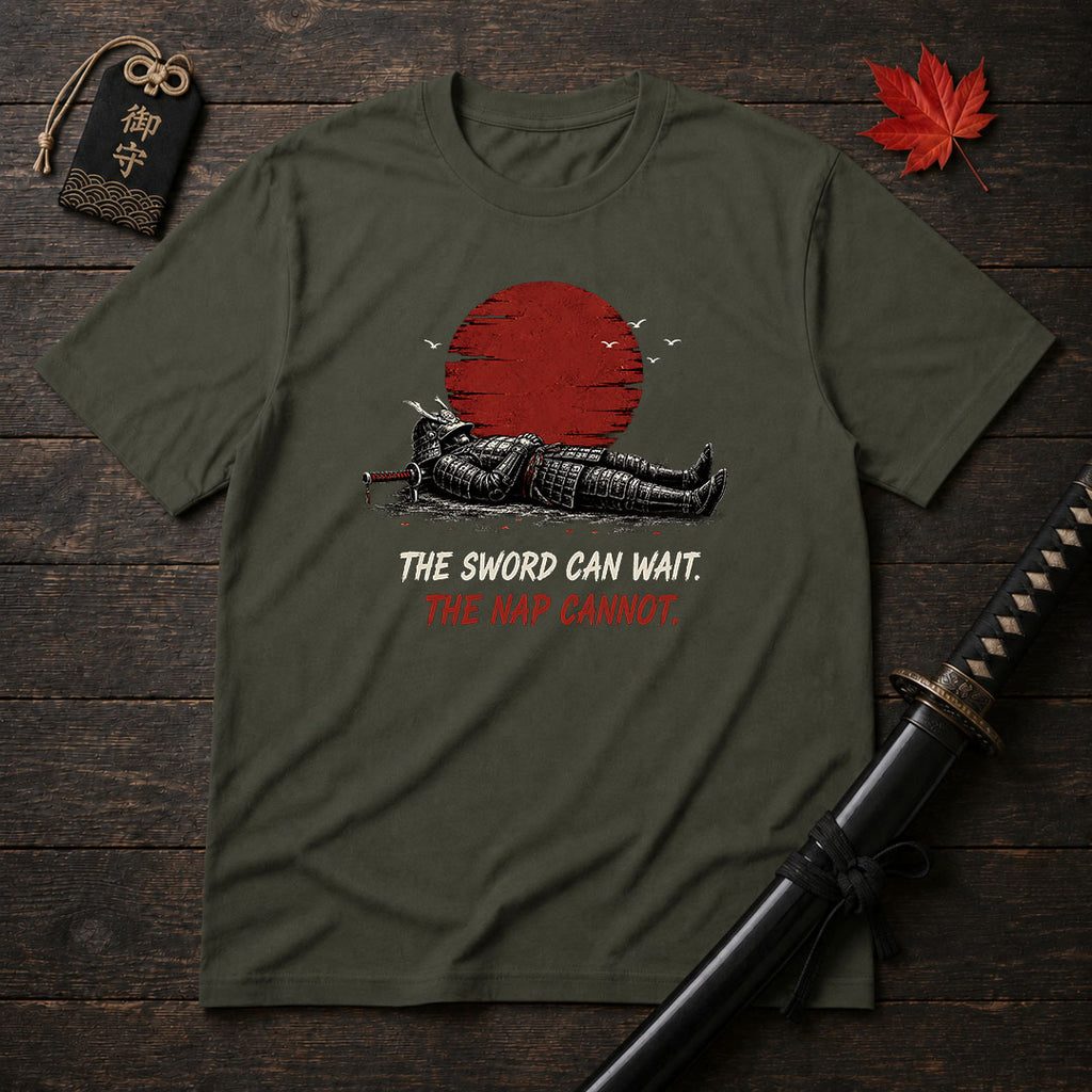 Samurai Nap With Sun T-Shirt