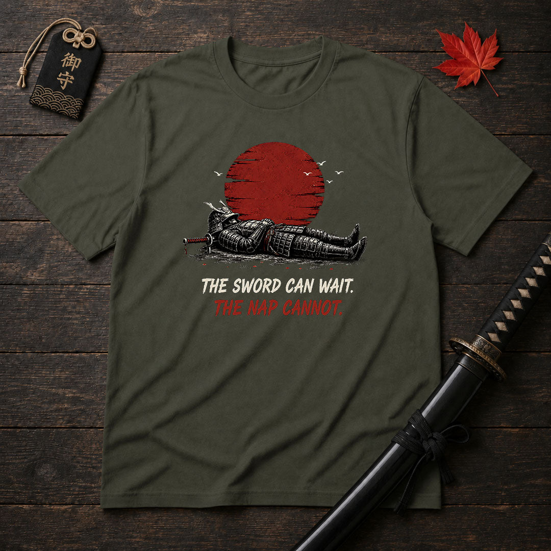 Samurai Nap With Sun T-Shirt