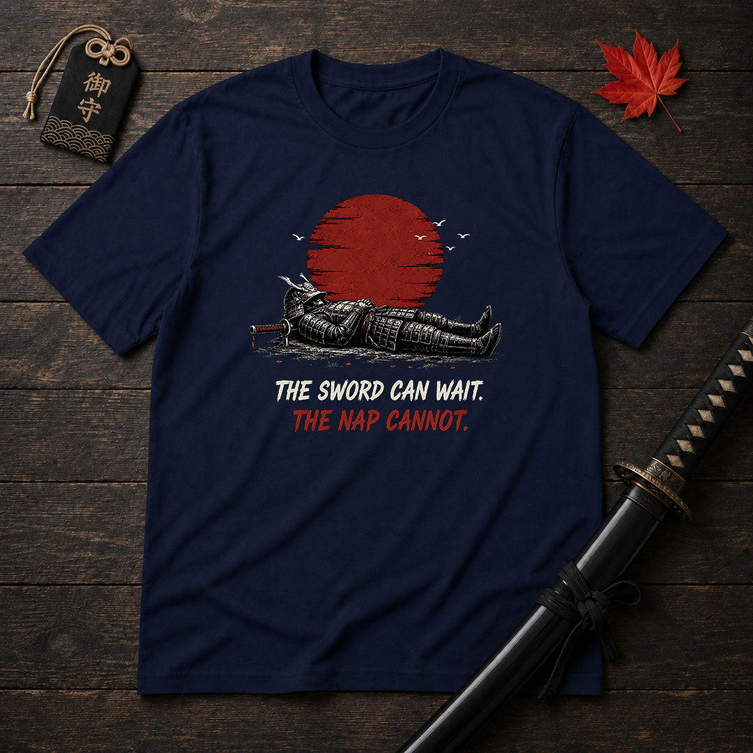 Samurai Nap With Sun T-Shirt