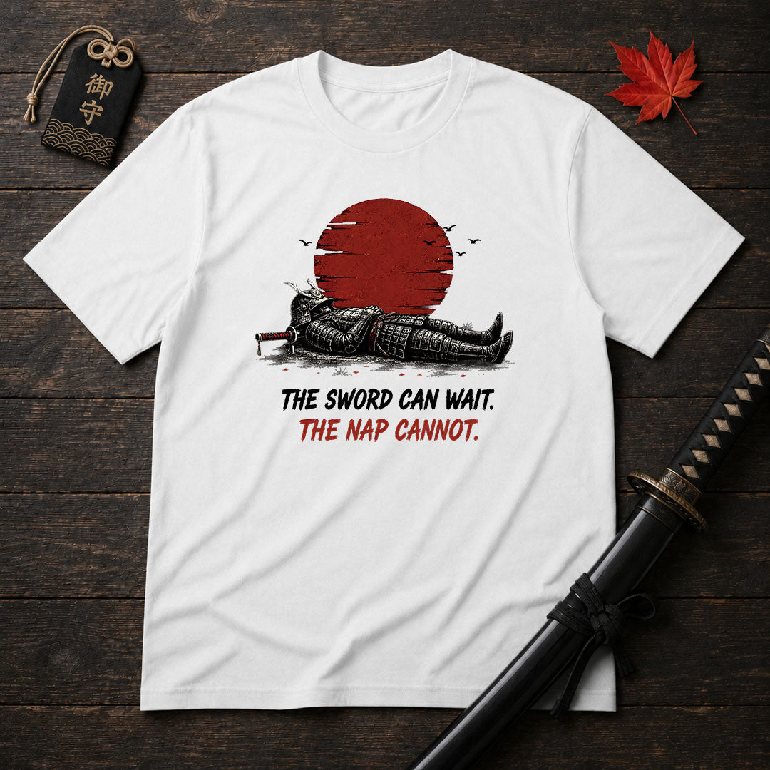 Samurai Nap With Sun T-Shirt