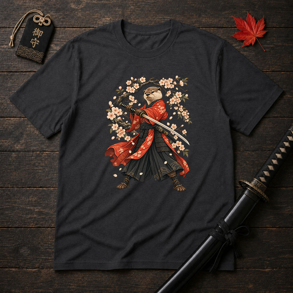 Samurai Otter Sakura T-Shirt