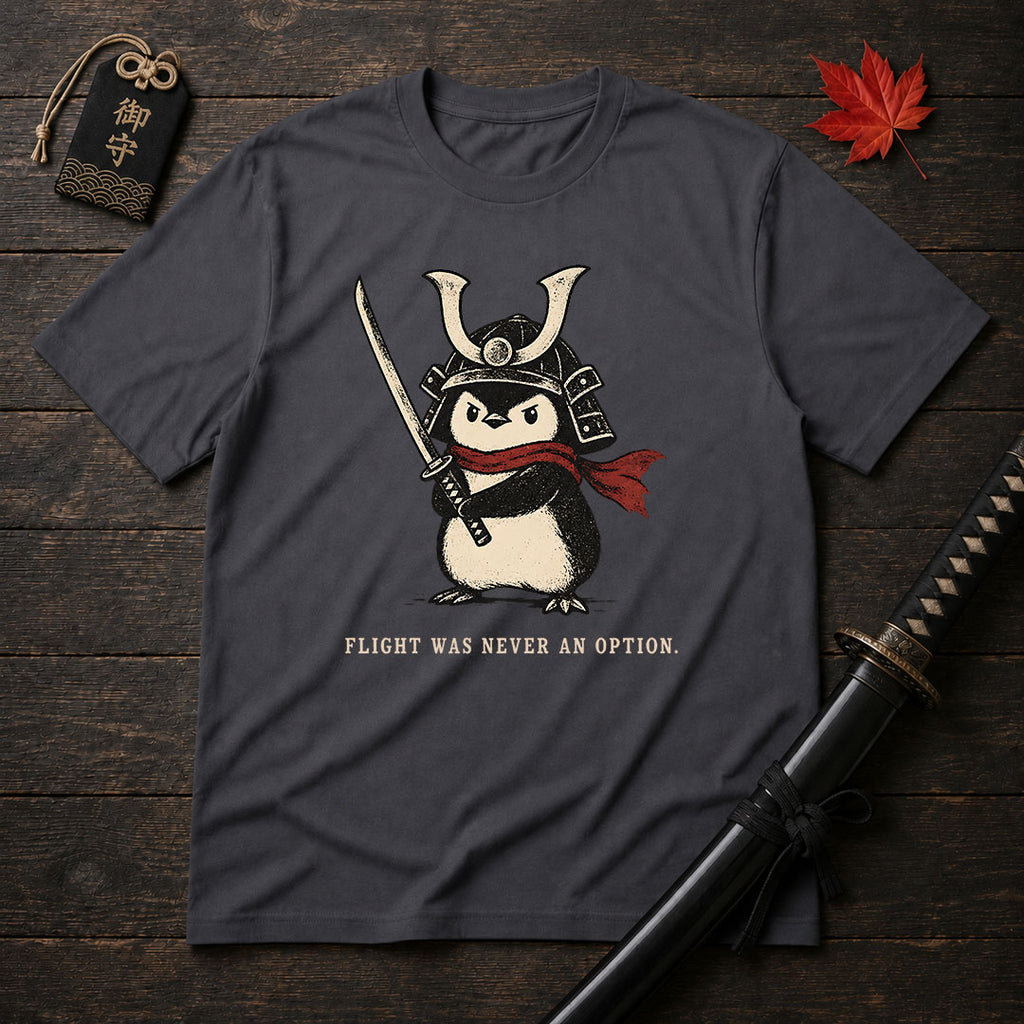 Samurai Penguin With Sword T-Shirt
