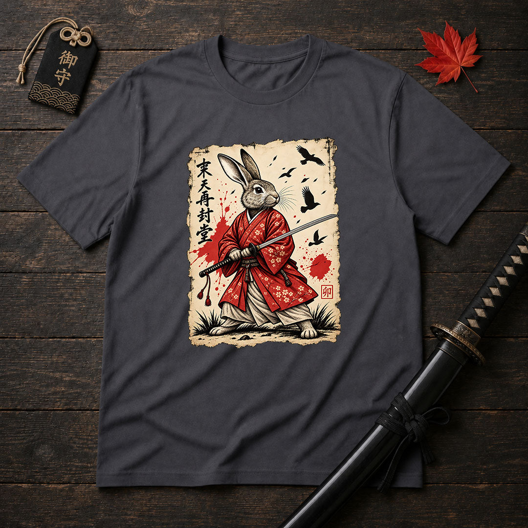 Samurai Rabbit Kimono T-Shirt